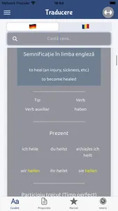 Dicţionar German Român screenshot 3