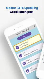 Speaking Ninja: IELTS Practice screenshot 0