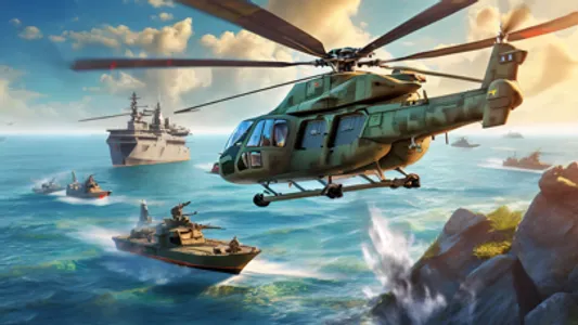 Gunship Helicopter Warfare screenshot 0