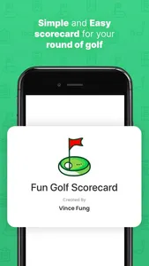 Fun Golf Scorecard screenshot 0