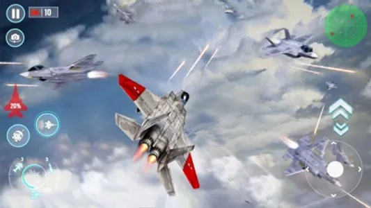 Plane Crash Fighter Jet Games screenshot 1
