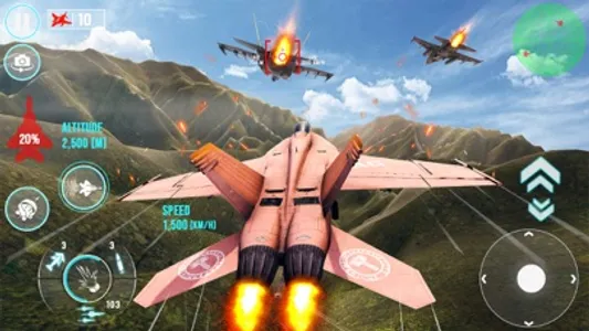 Plane Crash Fighter Jet Games screenshot 3