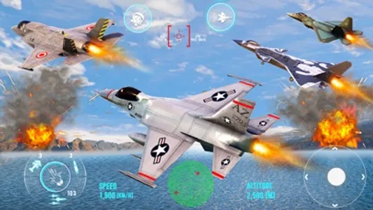 Plane Crash Fighter Jet Games screenshot 7