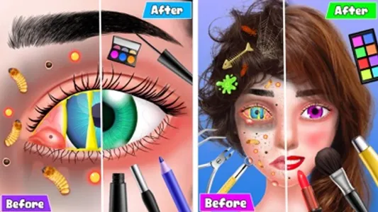 ASMR Doctor: Makeup Girl Games screenshot 0