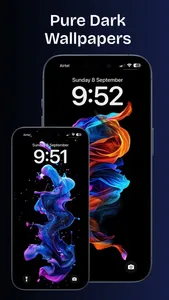 Palette Dark 8K Wallpaper screenshot 0