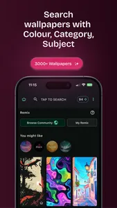 Palette Dark 8K Wallpaper screenshot 3