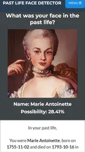Past Life Face Detector screenshot 3