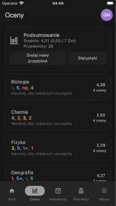 Ocenowo Dzienniczek screenshot 1