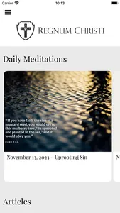 The Regnum Christi App screenshot 1