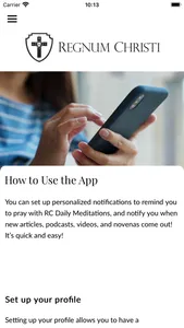 The Regnum Christi App screenshot 2