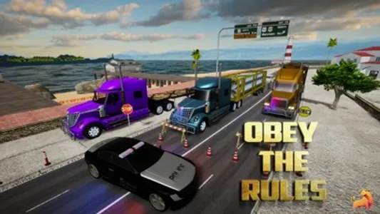 Highway Truck Simulator Game screenshot 1