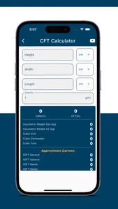 CFT Calculator screenshot 0
