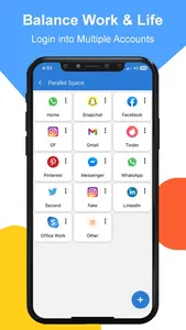 Parallel App ~ Dual Accounts screenshot 1