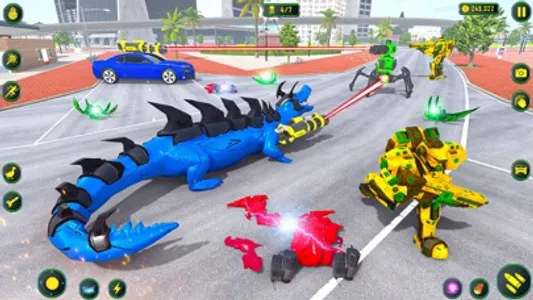 Animal Crocodile Robot Game 3D screenshot 0