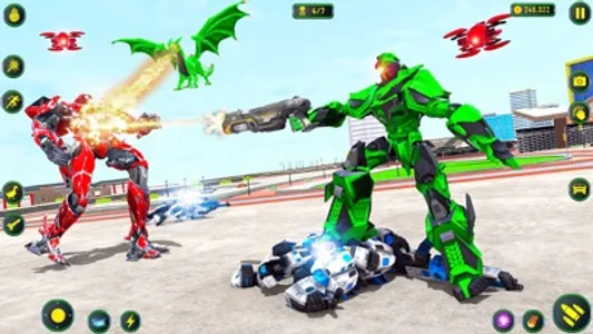 Animal Crocodile Robot Game 3D screenshot 2