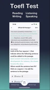 TOEFL Practice | Test screenshot 0