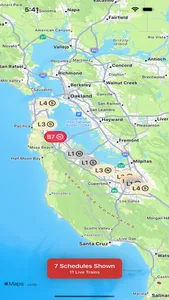 Live Caltrain Map screenshot 0