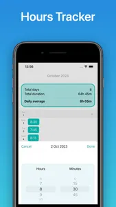 Timesheet - Easy Hours Tracker screenshot 1