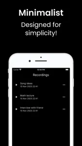 Voice Recorder: Fast & Simple screenshot 3