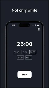 WhiteFocus: timer & pomodoro screenshot 4