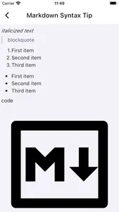 Only Markdown screenshot 2