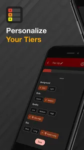 Tier List Maker: TierUp Ranker screenshot 1