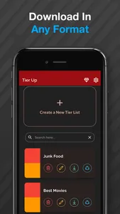 Tier List Maker: TierUp Ranker screenshot 3