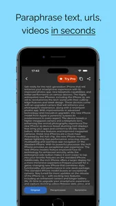 Paraphrase Tool - Reword app screenshot 0