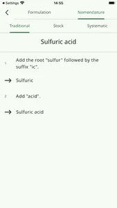 Chemistry Nomenclature Formula screenshot 2