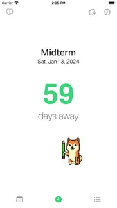 Hachi - Exam Countdown Timer screenshot 0