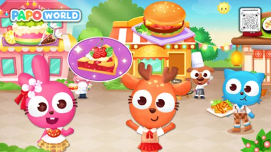 Papo Town Food Street screenshot 1