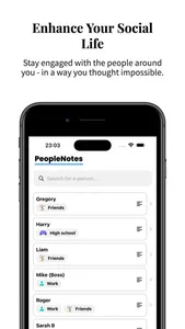 PeopleNotes: Track Connections screenshot 0