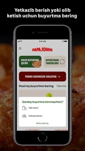 Papa Johns Uzbekistan screenshot 2