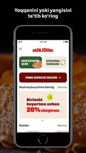Papa Johns Uzbekistan screenshot 4