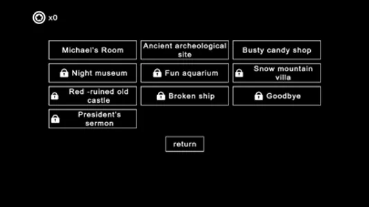 Escape Game : Button and Text screenshot 0