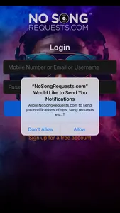 NoSongRequests.com screenshot 0