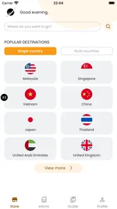 SpaceRoam eSIM screenshot 0