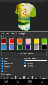 3D T-shirt Mockup Designer screenshot 0