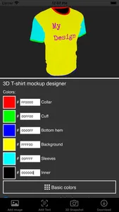 3D T-shirt Mockup Designer screenshot 3