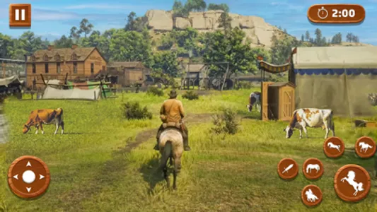 Wild Horse Simulator Jungle 3D screenshot 1