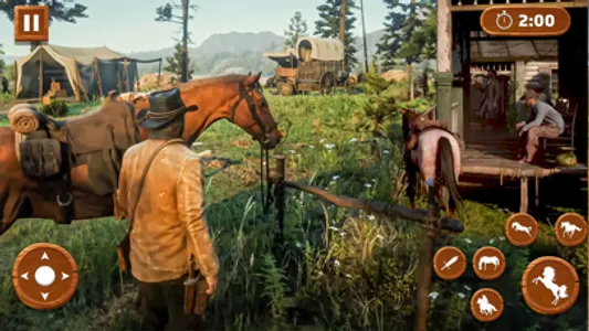 Wild Horse Simulator Jungle 3D screenshot 3