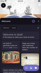 Quill notes screenshot 1
