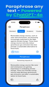 Paraphrase Tool: ReWordy screenshot 0