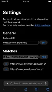 Acidity - View Page Archives screenshot 1