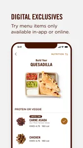 Chipotle Middle East screenshot 2
