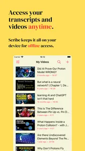 Scribe Video Transcripts screenshot 1