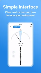 Clarinet Tuner - LikeTones screenshot 1