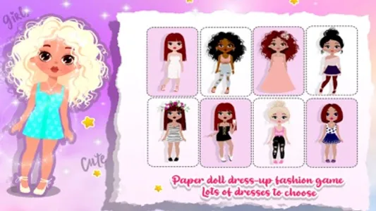 DIY Paper Doll Chibi Dress Up screenshot 0