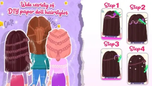 DIY Paper Doll Chibi Dress Up screenshot 1