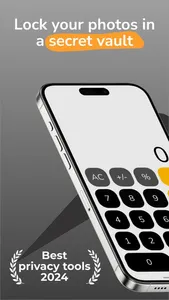Hide photos: fake calculator screenshot 0